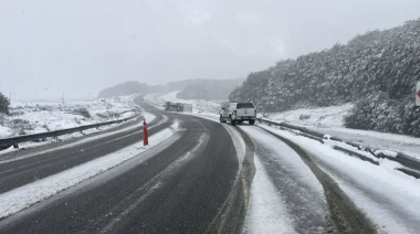 Rige una alerta amarilla por nevadas y vientos fuertes para la zona centro y sur de Tierra del Fuego