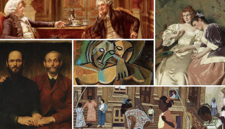 La amistad como valor retratado en la historia del arte