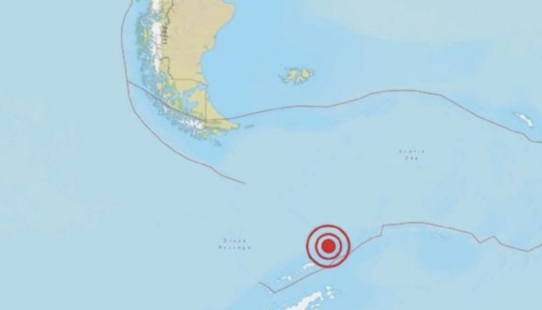 Se registró un sismo de 6,6 grados en Shetland del Sur