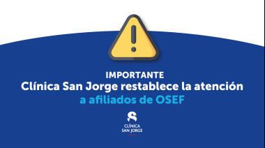 Clínica San Jorge restableció la atención a afiliados de OSEF