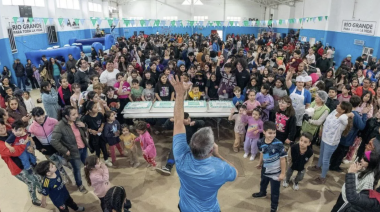 Cientos de niños y niñas celebraron su día con la propuesta "Diversión en Grande"