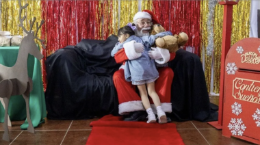 Papá Noel llega al Parque de los 100 Años