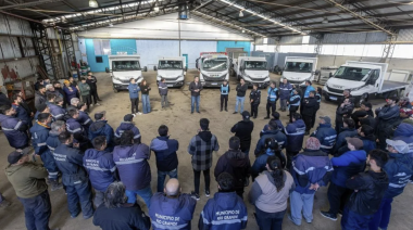 Río Grande incorporó siete nuevos vehículos para reforzar los servicios municipales