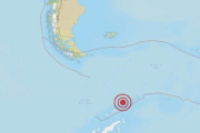 Se registró un sismo de 6,6 grados en Shetland del Sur