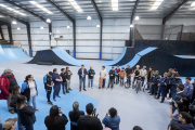 Martín Perez recorrió el renovado Parque Municipal de Deportes Urbanos